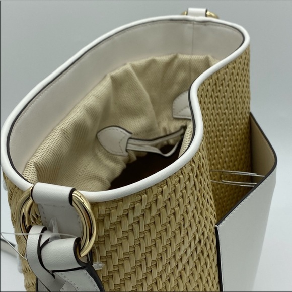 MICHAEL KORS STRAW PYTHON CAPSULE EDEN MD MESSENGR - Picture 6 of 16